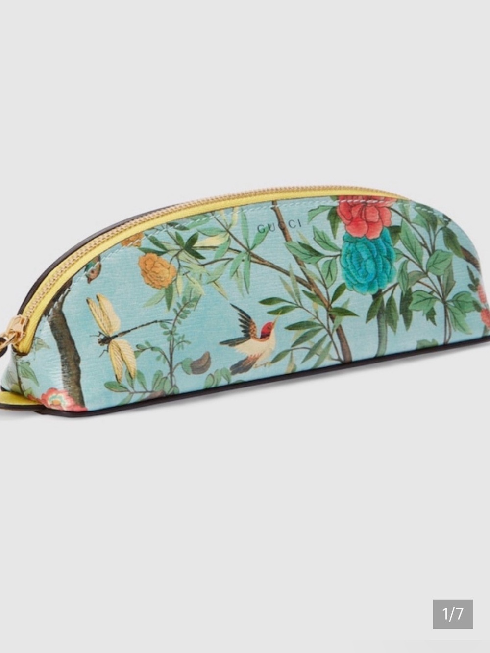 RARE! Pristine Gucci Demetra Tian Pencil Case